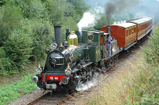 Bello in England in 2004 on the Bluebell Railway before major overhaul.